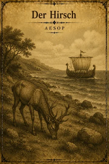 Der Hirsch von Aesop – Litarchive.DE Buchumschlag von Der Hirsch von Aesop