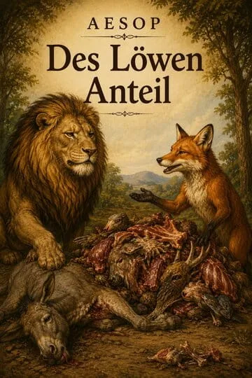 Buchumschlag von Des Löwen Anteil von Aesop