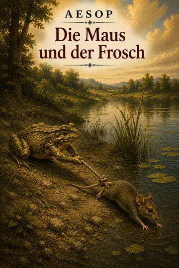 Die Maus und der Frosch von Aesop